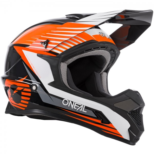 O'Neal 1Series Stream Youth Kinder Motocrosshelm, Schwarz-Orange