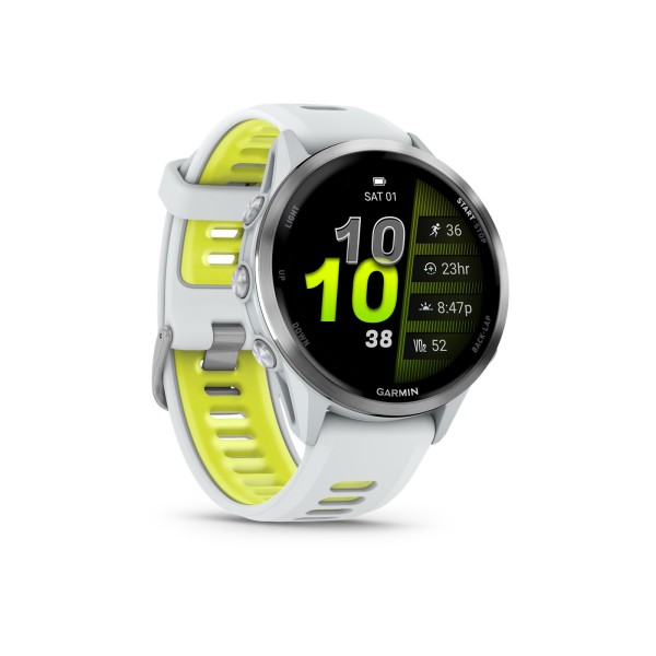 Garmin Forerunner 970 22mm, Weiß-Gelb