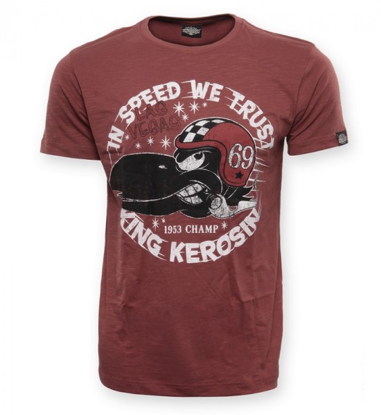 King Kerosin Slub-Jersey In Speed We Trust