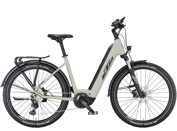 KTM Macina Aera 571 LFC Wave E-Bike 2024, Dew Silver Matt