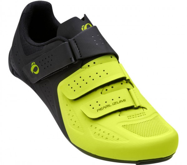 Pearl Izumi Select Road V5 Rennradschuhe, Schwarz-Gelb