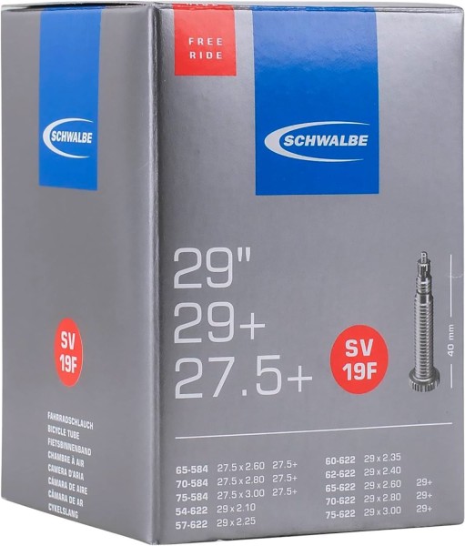 Schwalbe Fahrradschlauch Freeride Nr. 19F 27,5"/28"/29" SV