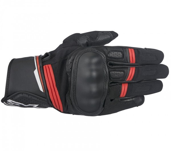 Alpinestars Booster Handschuhe Schwarz Rot