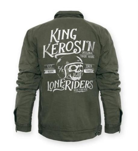 King Kerosin Vintage Canvas Jacket Lone Riders