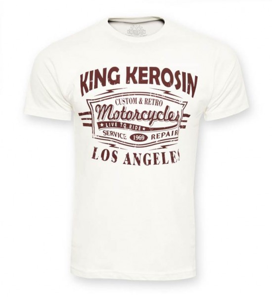 King Kerosin Regular-Shirt Retro Motorcycles