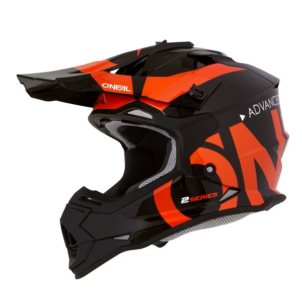 O'Neal 2Series Slick Schwarz-Orange Motocrosshelm