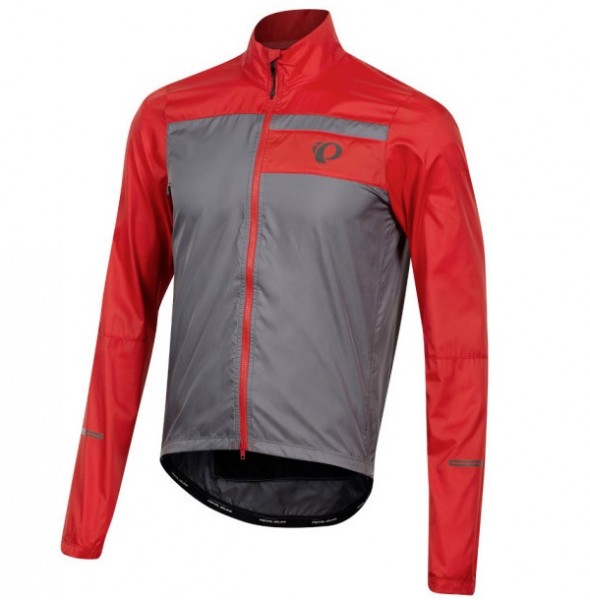 Pearl Izumi Elite Escape Barrier Jacke, Grau-Rot