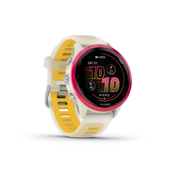 Garmin Forerunner 570 - 42mm, Bone-Himberrot
