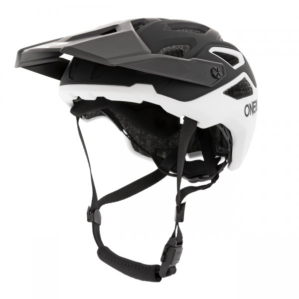 O'Neal Pike 2.0 MTB Helm, Solid Schwarz-Weiß