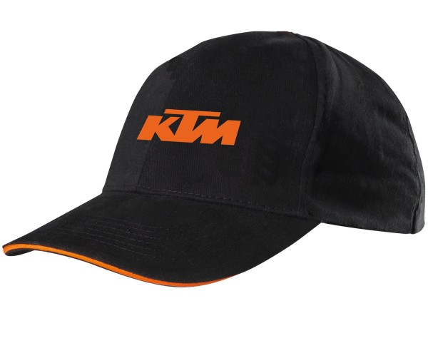 KTM Kappe, schwarz-orange
