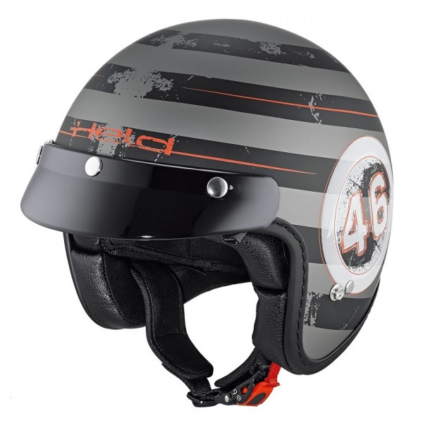 Held Black Bob Grau Helm