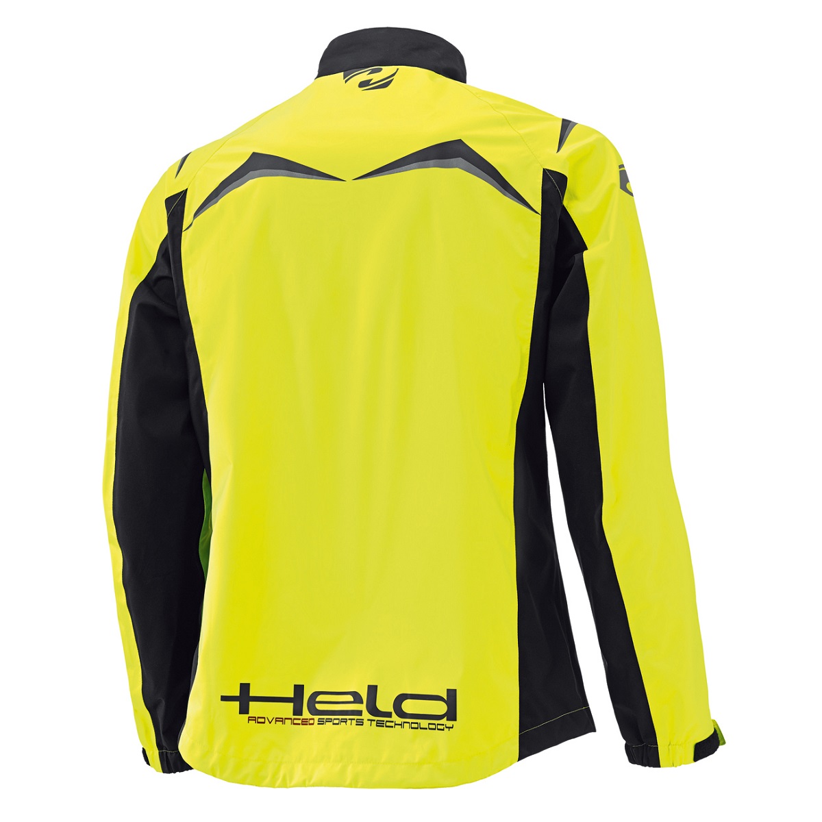Held Motorrad Rainstretch Jacke Schwarz//Neongelb mit Kapuze NEU!